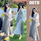 Zhuo Beixin (Zhuo Bei Xin) Été Nouvelle robe de maternité Robe à suspension + mince chemise solaire décontractée en deux pièces