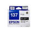 爱普生（EPSON）原装爱普生137墨盒 K100/K105/K200/K205/K305 原装 T1371 黑/约1000页  盒装