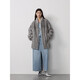 Fu Zhien Meteor Variation Imported Full Pumping Mink Coat Stand Collar Young Full Mink Fur Coat Women's Winter Beige Color L