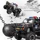 Enbe Family Children's Toy Car 3-6 Jahre alte Jungen Große Legierung Hummer Polizeiauto Schieber Offroad Car Model Mode Birthday Gift