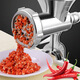 Yizejia enema sausage manual household sausage machine enema enema 304 stainless steel sausage filling tool can sausage device [aluminum alloy hand-cranked] minced meat + enema