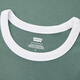 
Levi's summer women's American casual campus style small LOGO printed round neck short-sleeved T-shirt Green A3523-0070 M