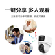 海康威视（HIKVISION）无线双摄像头家用室内WiFi监控器360度无死角带夜视 静音旋转手机远程2Q144MW-T/W/N