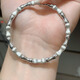 Jibaolou PT950 platinum imperial concubine bamboo bracelet for women, fashionable and simple snap platinum bracelet, glossy surface combination, sand surface, 20-21 grams glossy surface #52