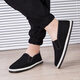 Tongyunda Spezial dicke Reifen-Sohle-Stoffschuhe für Frühlings- und Sommer-Baustelle Arbeit, um die Bodenbearbeitung durch alte Peking-Arbeitsschutzschuhe zu verhindern, Atmungsabstimmung ohne Rutsch schwarze Männerschuhe extra dick] echte Reifen-Sohle-Stoffschuhe, fette Fußschuss, One Size 40 (250 mm)
