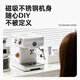Petrus [National Subsidy] Coffee Machine Italian Concentrated Household Small Semi-Automatic Steam Milk Froth PE3833 Sea Salt Small Formula