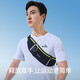 Pelliot running waist bag men and women crossbody bag outdoor hiking sports mobile phone bag light storage bag 16202612 black