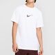 Nike (Nike) Kurzärärtes T-Shirt 2025 Sommer Neue Hyverse-Dri-Fit-Herren-Kurztrocknungen mit halbärmeligem runden Hals-Top Weiß/Burgund/Silber HV4882-100 Schnell trocknend 2xl
