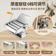 
Baihaojia manual noodle press home noodle machine hand-crank wonton skin dumpling skin rolling noodles and noodles making artifacts for noodles. Upgraded and thickened three-knife type [can press three types of noodles]. Increase and thickened stainless steel model