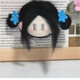 Ha Fanyou cute bun girl fried cotton doll pendant little doll plush keychain birthday gift for women white [independent packaging + hair clip + hanging chain] high quality