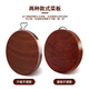 Authentic imported iron wood cutting board household round solid wood cutting board antibacterial and mildew proof whole wood cutting board large knife board thickened diameter 30cm thickness 4cm portable model
