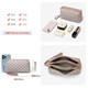 Golf (Golf) Clutch-Tasche Frauenbeutel große Kapazität Dreischichtiger Handgrabung Tasche Long Coin Wallet Bag Mobiltasche Frauenbeutel Frauenbeutel