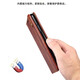 Luo Yi eignet sich für Redmi K80 Mobiltelefongehäuse K80 Pro New Leder K80 Supreme Version Flip Leder Hülle Full-Pack Anti-Fall-Silikon-Schutzhülle für Männer und Frauen High-End [Business Brown] Öl Wachsmuster Lederhülle Redmi K80