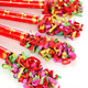 New and New Art Salute Salute Flowing Drama Opening Ceremony and Festive Handheld Concierge Flower Ribbon Strip Flowers 60cm4 Rod Pack