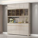 Salon liutangju avec une grande capacité, simple armoire de cuisine ménage à manger armoire de rangement de rangement de rangement de rangement, champagne en couleur de salle à manger longueur 140 high 200 porte-à-porte