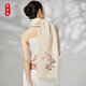 Edificio Brocade Outumn e invierno Bufanda bordada bufanda bordada para mujeres Combinada lana de lana cálida bufanda decorativa decorativa Día del maestro