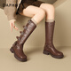 
Daphne Maillard boots for women knight boots western cowboy boots for women spring and autumn 2024 new brown short boots for women Martin boots for women