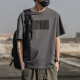 Leohan kurzärmeliges T-Shirt Herren Sommer Japaner INS Trendy Marke Rundes Hals halbärmelig reine Baumwolle loser Casual Top Coffee Color L (Empfohlen 130-150 Jin [Jin ist gleich 0,5 kg]))