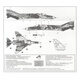 
ACADEMY American aircraft bombing fighter assembled army simulation ornaments gift import model 1/144 F-4E ghost fighter 12605