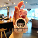 Cartoon Glühen Rucksack Kätzchen Bär Keychain Kreative Schoolbag Hängende Dekoration Dragon Boat Festival Geschenkdekoration Nachtlicht leuchtend Kätzchen in Pink Schoolbag