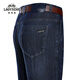 
Classic Car (LAOYECHE) Men's Jeans Summer Thin Style Middle-aged and Elderly Men's Loose Straight Casual Pants Daddy Men's Pants IG3883 Blue Black 33