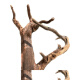 LDVEP40-49CM1 Lien Boutique Aquarium Boutique Small Sinking Wood Purple Tek Instant Sinking Arch Bridge en Amérique du Sud avec de nombreuses branches Gris foncé