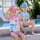 361 children's split swimsuit girl's cute print baby boy's cartoon hot spring swimsuit two-piece set
