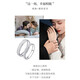 LAOLATU Platinum Ring Women's PT950 Platinum Couple Ring Men's and Women's Open Chinese Valentine's Day Gift for Wife pt950 Platinum Couple Ring Live Adjustable