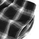 SLAMBLE spring new black and white plaid straight sweatpants for men and women, trendy loose and versatile casual sports trousers, black and white plaid L