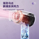 Sharp upgraded model home hair dryer, high-speed hair dryer, fast drying, low noise, positive and negative plasma, high wind power, intelligent temperature control, hair care, hair care, bass hair dryer, high power, light purple, upgraded model with display screen + 3 levels and 6 temperatures