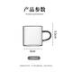 Heisou Kung Fu small tea cup heat-resistant glass tea set cup two-pack tea cup 130ML KC392
