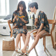 Songyan Pajamas Женская ночная рубашка Pure Cotton Summer Summer-Sighteed Pajamas Пара паджамского костюма Весна и осенняя домашняя одежда могут носить мужчины 12014 Парки два подхода (пожалуйста