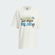 Adidas 阿迪达斯  SMR GFX TEE SS三叶草夏女子运动短袖T恤T桖 IW6296 2XS