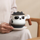 Shangyanfang Panda Cultural and Creative Tea Cup Tea Water Separation Cup Personal Tea Making Ceramic Cup High-end Gift Box Souvenir Birthday Gift