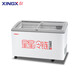 Xingxing (Xingx) kommerzieller horizontaler Gefrierschrank Supermarkt Convenience Store Ice Cream Fleischbällchen Schnell Gefrierglas Tür Gefrierschrank Displanschrank 22 Grad gefrorener Gefrierschrank Eisschrank SD-719by Weiß