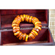 DR-FLVVS Fat Donglai's same style beeswax bracelet amber bracelet old rough stone abacus beads men's bracelet