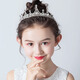 Bai Qixin crown tiara full circle birthday headband children's crystal crown performance coming of age ceremony proposal and certificate headdress color-full circle