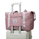 Bona Cloud Travel Bag Backpack for Men and Women Large Capacity Short Distance Portable Travel Bag Luggage Storage Bag One Shoulder Can Tie Rod Sakura Pink