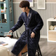 Bathrobe men's thickened long coral velvet cotton plus velvet warm winter bathrobe bathrobes integrated winter 9923 170() 105-130Jin[Jin equals 0.5 kg]