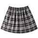 CAVIEZEL butt curtain women's autumn and winter new bottoming artifact to cover the crotch plaid small butt curtain hem to wear with female students to cover the buttocks plaid model one size fits all recommended 80-160 Jin Jin is equal to 0.5 kg