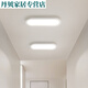 
He Jiangong aisle light corridor light led ceiling light modern simple Nordic long living room light study balcony lamp J263 24W 3892-white 60CM-three color light 24W