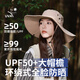 Memaru Western Cowboy Hat Fisherman Hat Women's Hiking Sun Protection Hat Outdoor Camping Sun Hat Hiking Mountaineering Hat Men