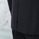 Siete marcas de la marca 25 hombres de primavera y verano ropa formal Formal fácil de hacer entrevista de collar plano chaqueta de traje 126JC70760 Negro 48 B