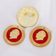Ai Shao talks about Chairman Mao badge badge, great man's head, golden 3cm wheat ear badge, new brooch collection commemorative medal, Chairman Mao wheat ear 2cm badge