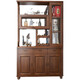 
Chen Fei's living room partition cabinet porch shoe cabinet Chinese double-sided solid wood wine cabinet against the wall wine rack entering the door room hall cabinet screen entering the door 9902#1.2 meters [Walnut color] Assembly Frame structure