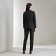 HLA Hailan House suit women's lapel collar elastic suit women's spring