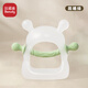 Binodi Little Bee Baby Teether Glove Style Bite Finger Soothing Teether Baby Silicone Toy Anti-eat Hand Morning Green + Storage Box