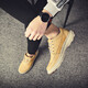 Caterpillar Carter Herrenschuhe Martin Stiefel Herbst Neue Retro British Style Workwear Schuhe Trendy Herren Low-Top Casual Schuhe braune Seite braune Seite Dunkel 43