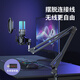 Newmine ZM08 wireless microphone computer mobile phone live broadcast desktop microphone built-in sound card live recording dubbing game video conferencing cantilever bracket