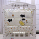 Crib hanging bag bedside storage bag multifunctional diaper diaper bedside storage bag cute little cow